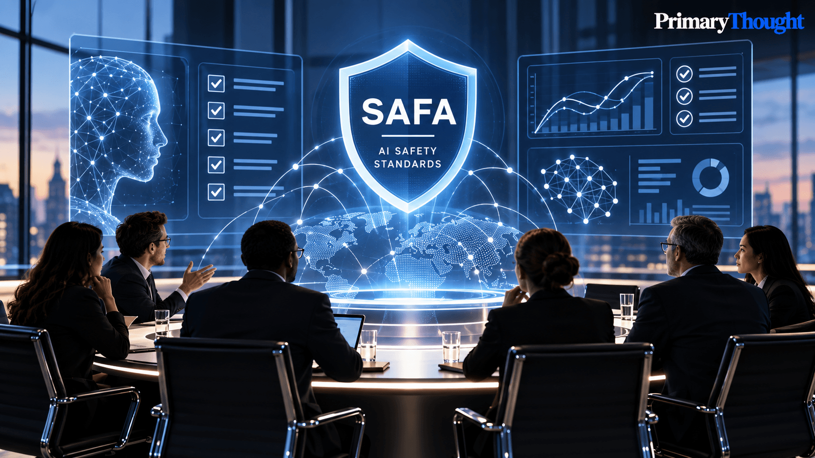 SAFA AI safety standards body for Google, OpenAI and Anthropic discussing frontier AI testing, governance and industry oversight