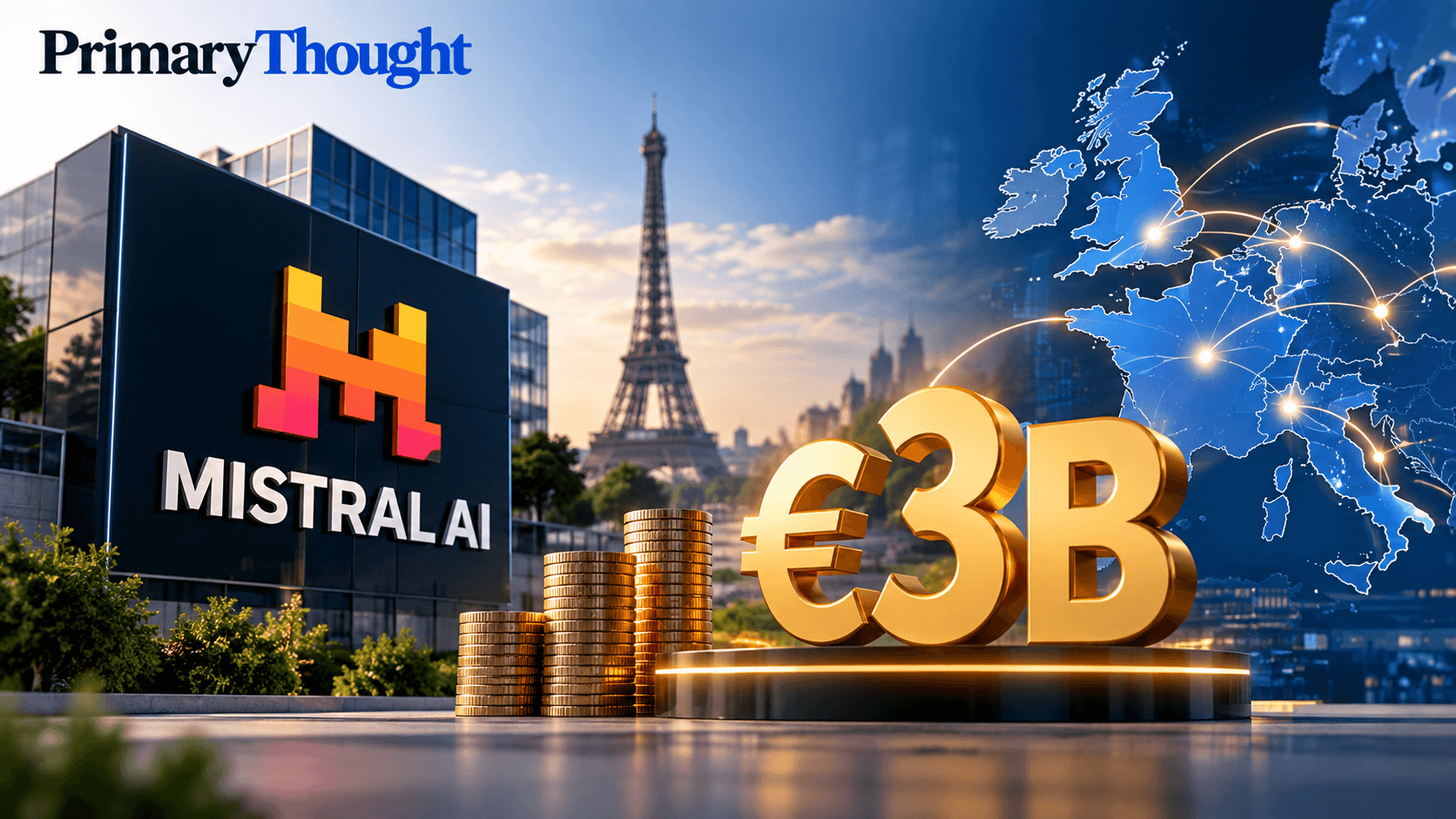 Mistral AI raises €3 billion in a record European technology funding round