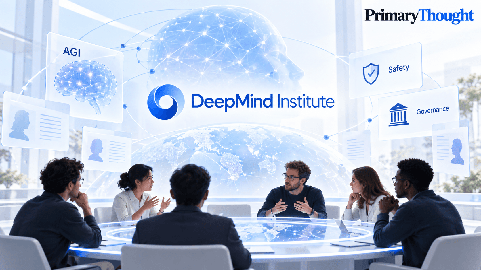 DeepMind Institute researchers discussing AGI safety, governance and differing perspectives on artificial general intelligence